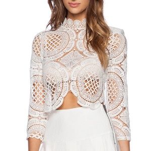 Asilio // White Walls Crop Top